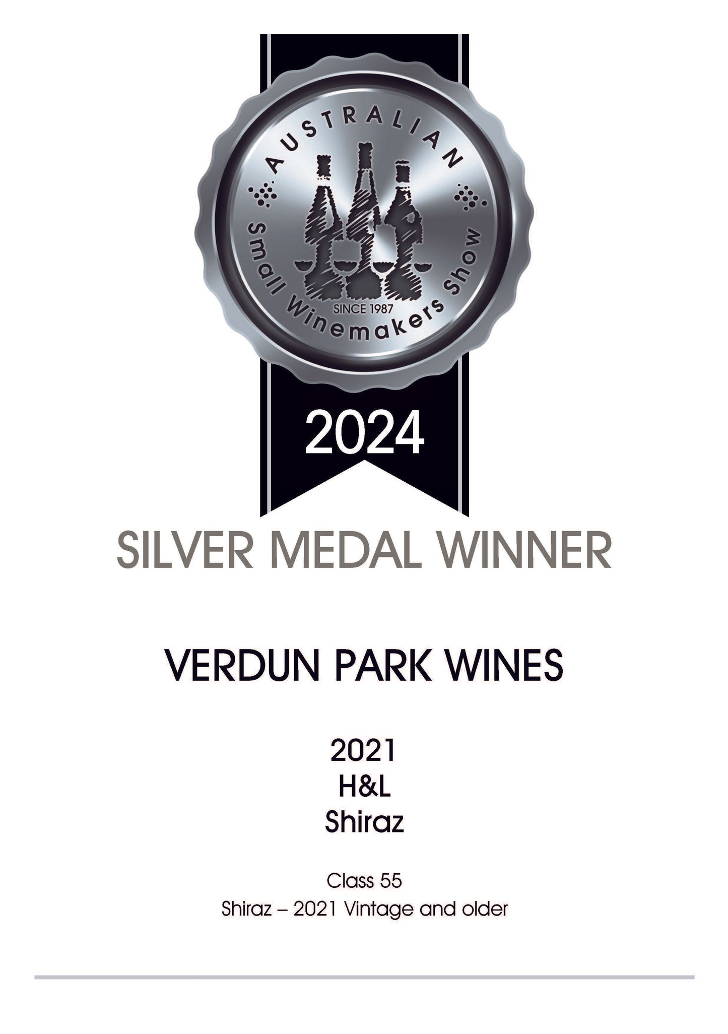 2021 Verdun Park Wines H&L Shiraz